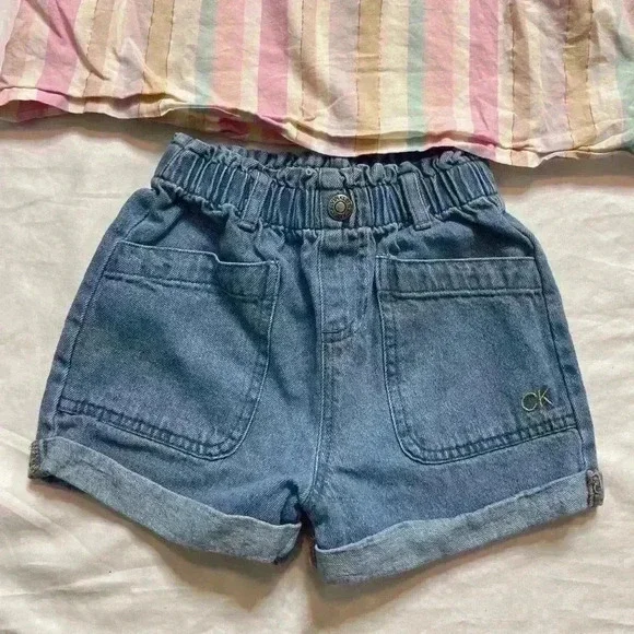 Calvin Klein Jeans Girls Size 6 Tank and Short Set - Picture 2 of 8